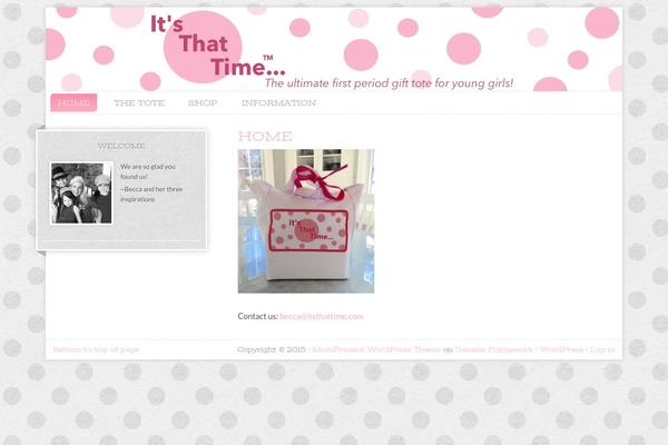 itsthattime.com site used MomPreneur