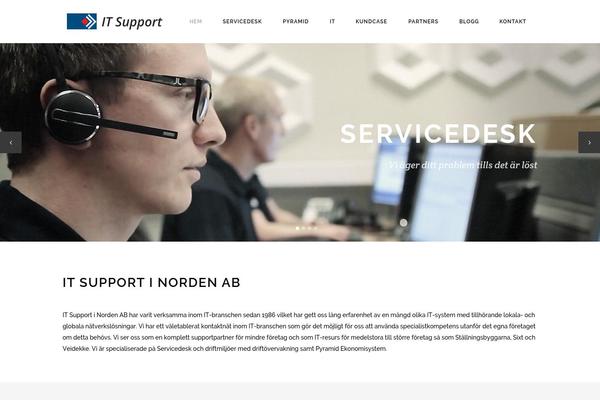 Stockholm theme site design template sample