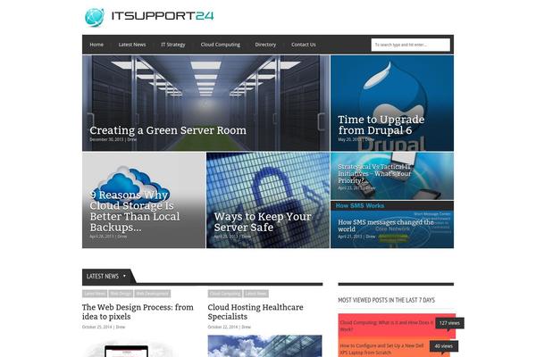 Extranews theme site design template sample