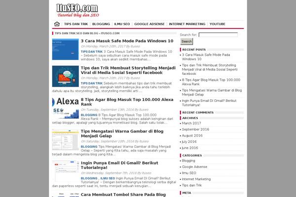 Borderseo theme site design template sample