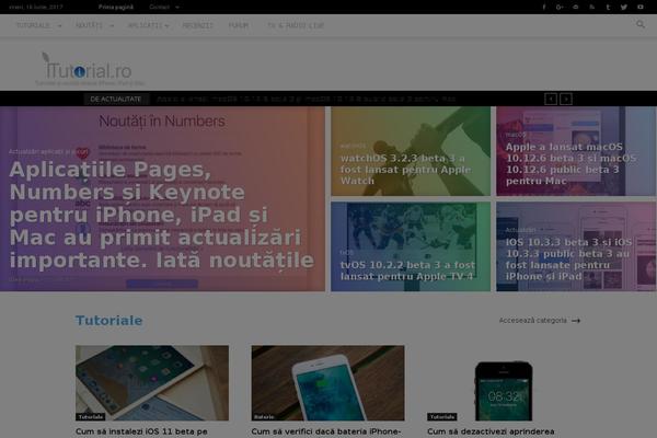 Newspaper theme site design template sample