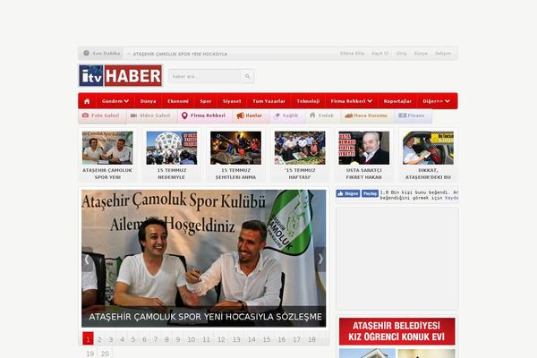 HaberMatik V3 theme site design template sample