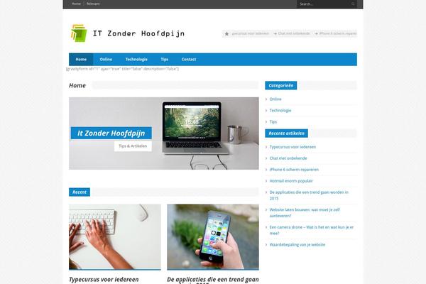 itzonderhoofdpijn.nl site used Megazine-v1-09