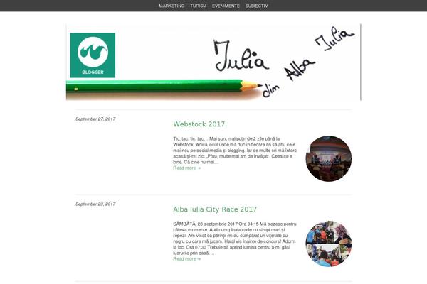 Bold Headline theme site design template sample