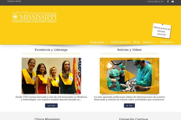 ium.es site used Avada