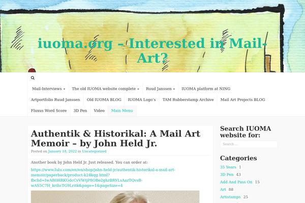 Coeur theme site design template sample