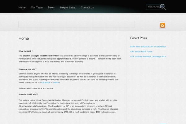 Site using Custom-stock-widget plugin