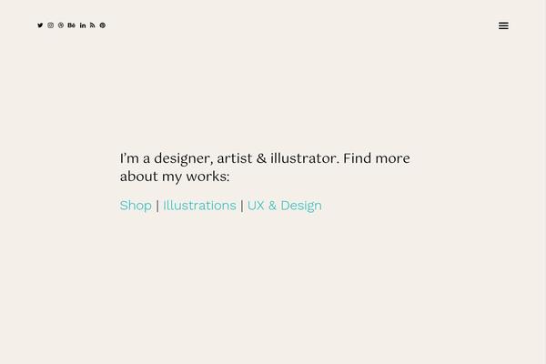 Dani theme site design template sample