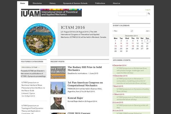 IUTAM theme websites examples