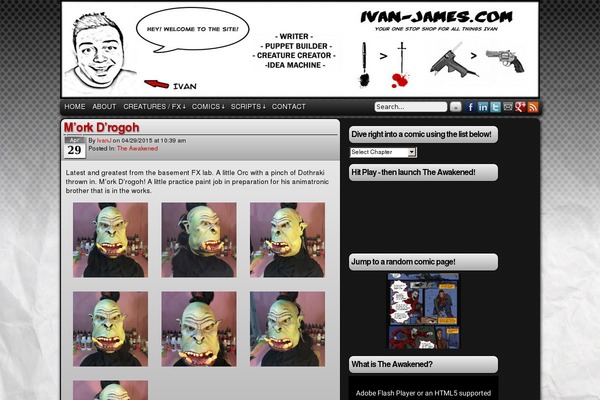 Easel theme site design template sample