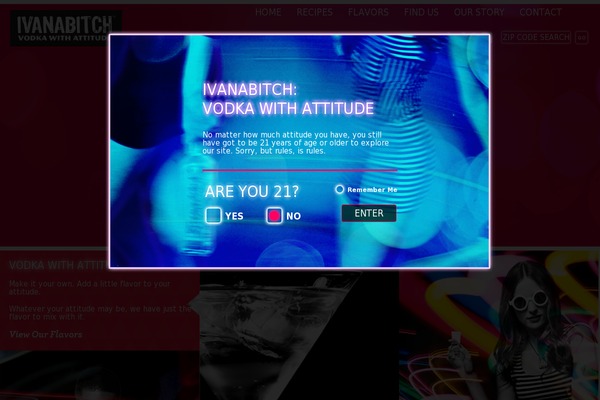 ivanabitch.com site used Ivana