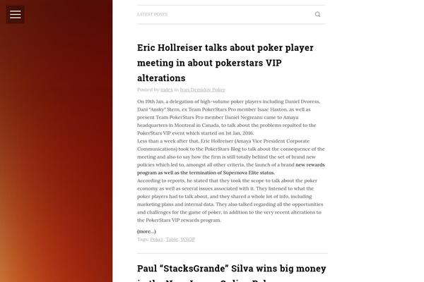 Microblog theme site design template sample