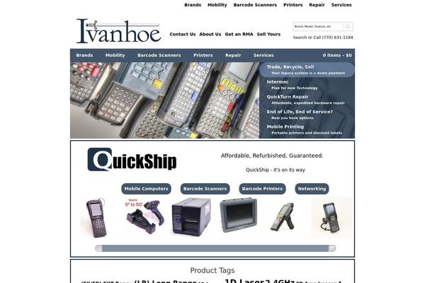 Wootique theme site design template sample