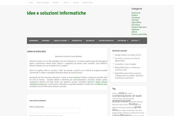 Bloggie theme site design template sample