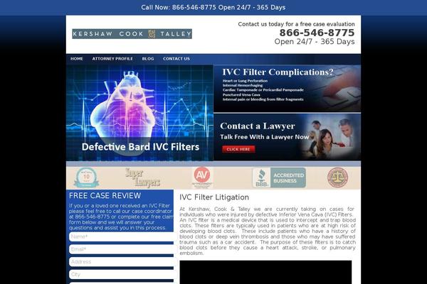 ivcfilterrecallattorney.com site used Ivc