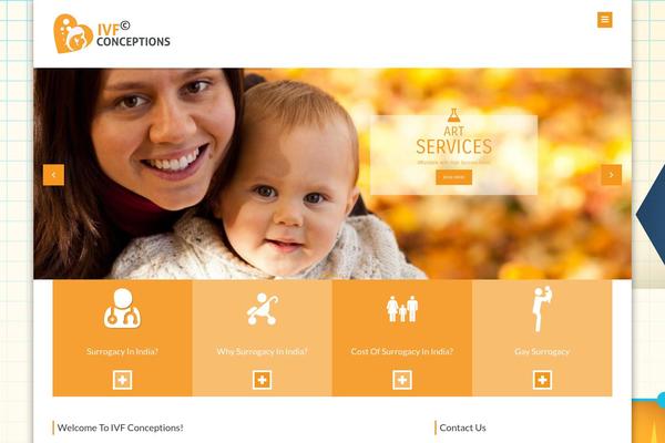Clinico theme site design template sample