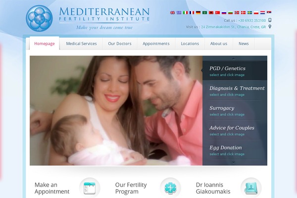 Medica Parent theme site design template sample