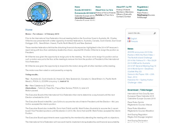 ivfiv.org site used Prospectum