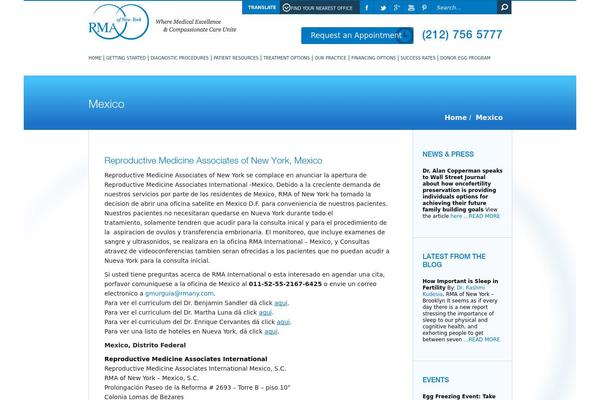 Site using Fiat Alert Bar plugin