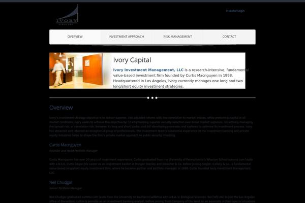 Think theme site design template sample