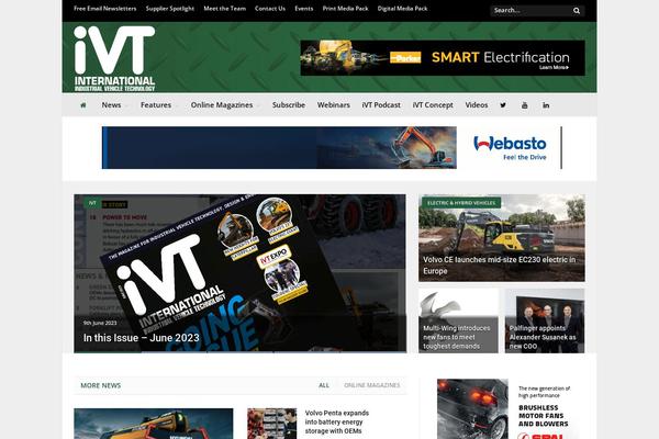 SmartMag theme site design template sample