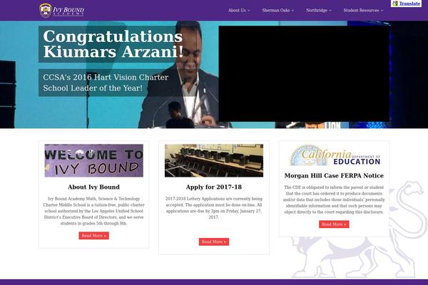 Academic theme site design template sample