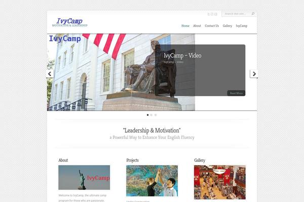 Chameleon theme site design template sample