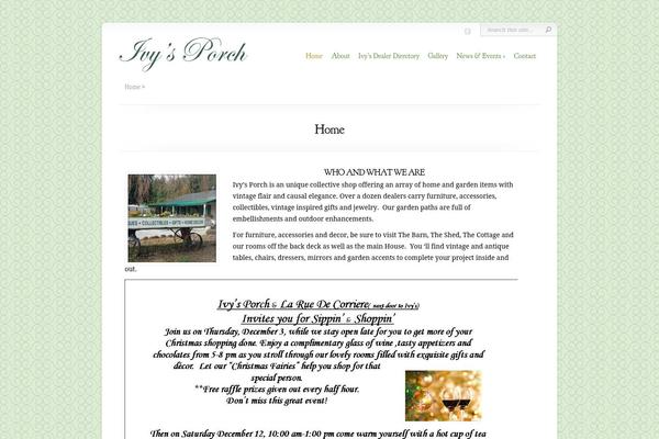 Chameleon theme site design template sample