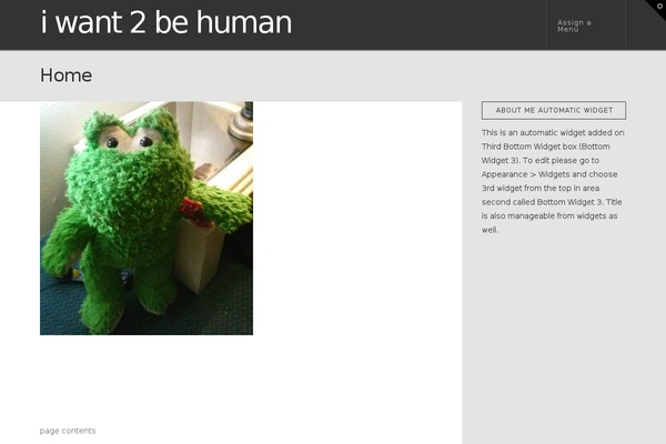 Site using Feature A Page Widget plugin