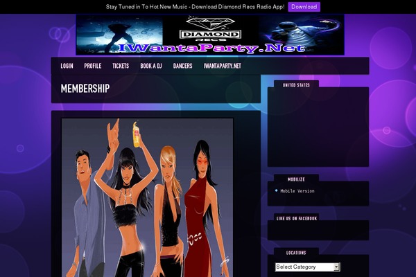 Dancefloorv2_5 theme site design template sample