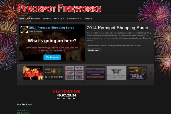 iwantfireworks.com site used TotalPress