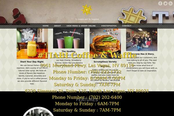 Sunrise theme site design template sample
