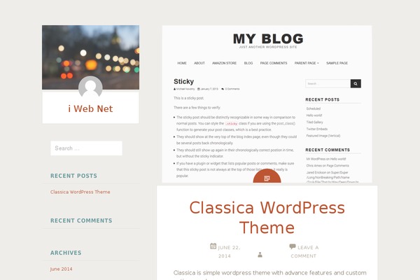Fictive theme site design template sample