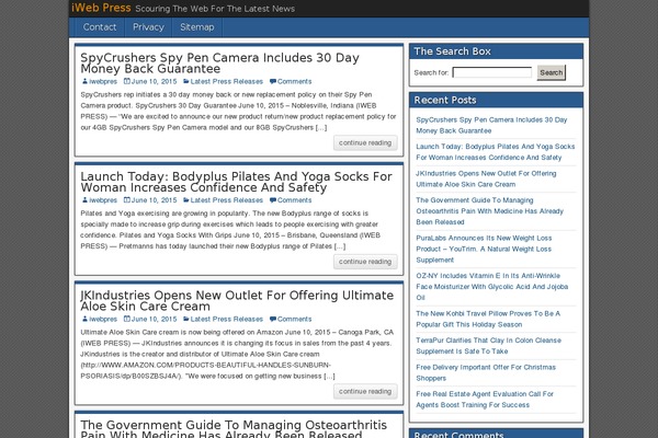 Frontier theme site design template sample
