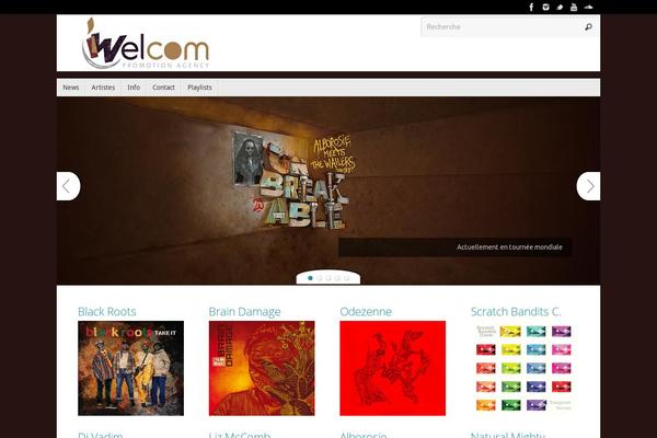Tempera theme site design template sample