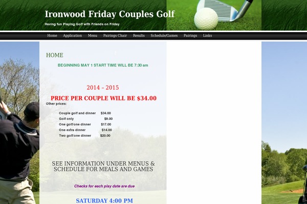 iwfcgolf.com site used THATgolf Theme