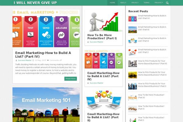 Pinstagram theme site design template sample