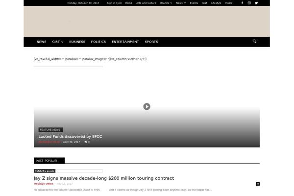 Site using Bunyad-shortcodes plugin