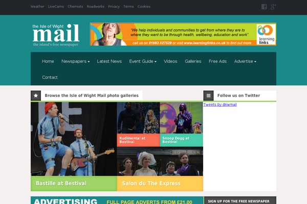 Verge theme site design template sample