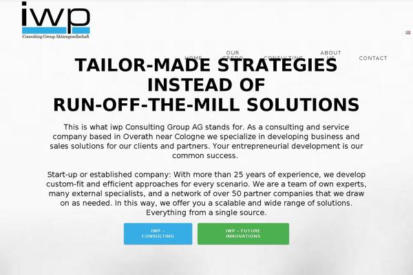 One Page Express theme site design template sample