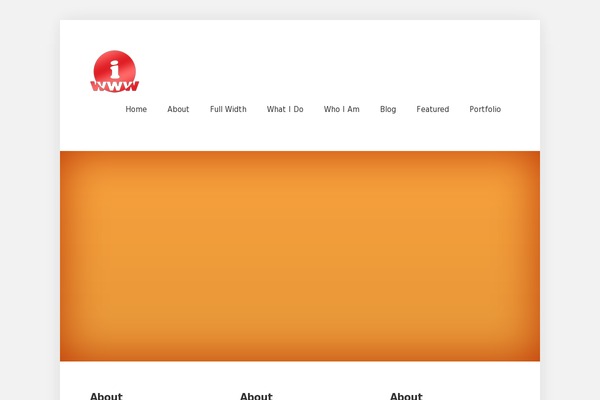 Allegro theme site design template sample