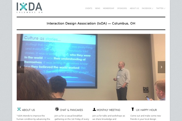 Adapt theme site design template sample