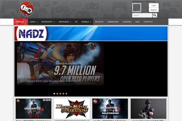 Site using Carousel Horizontal Posts Content Slider plugin