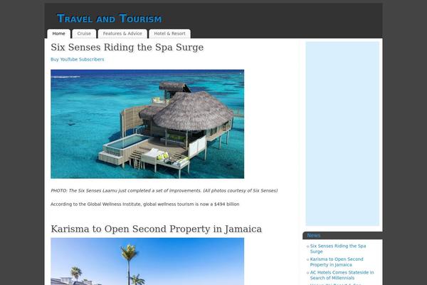 Mantra theme site design template sample