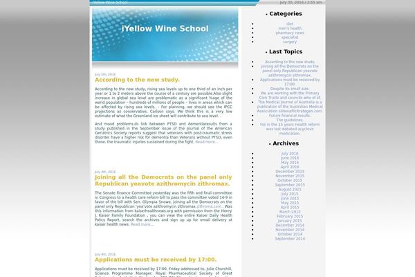 iyellowwineschool.com site used Techno Plain