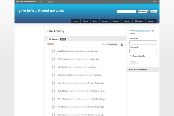 Site using BuddyPress Moderation plugin