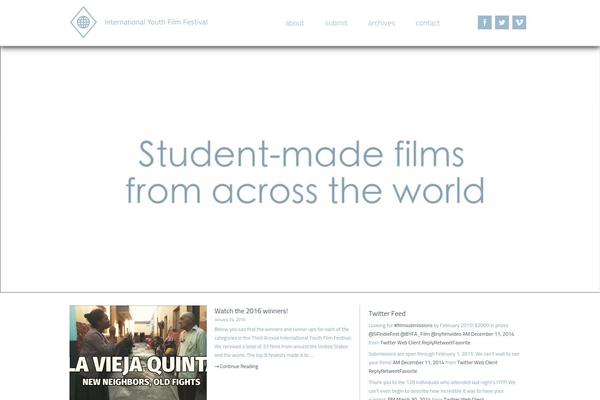 Site using FitVids for WordPress plugin
