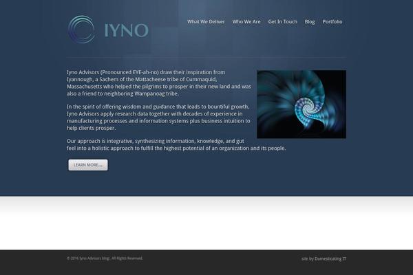 Inspire theme site design template sample