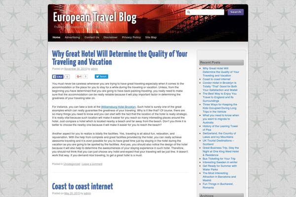 Third Style theme site design template sample