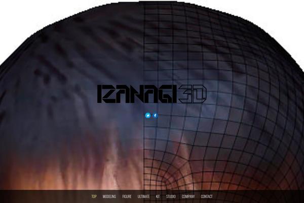 Parallax theme site design template sample
